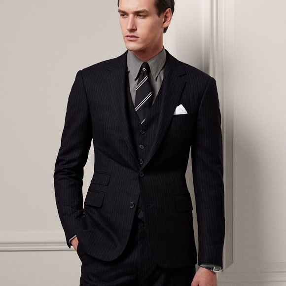 RALPH LAUREN Purple Label Gregory Hand-Tailored Wool 3-piece Suit (inseam) - Picture 1 of 17